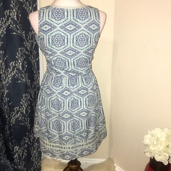 Altar’d State Geometric Fit & Flare Dress Sleeveless sz M FLAW - Picture 3 of 7